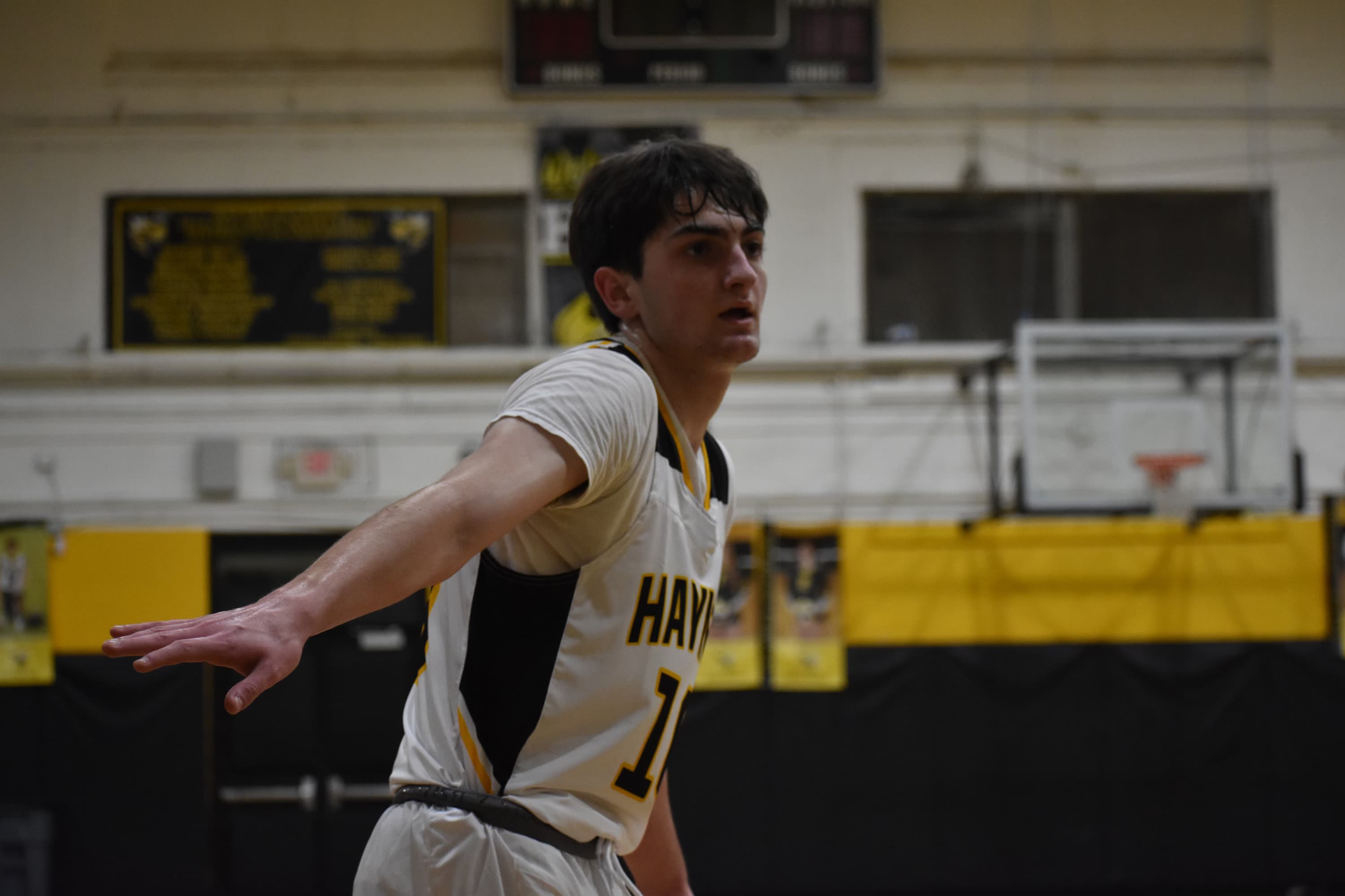 Julien Bourgeois on the court